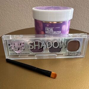 Biya Smoke Purple Eye Shadow Palette & Bolero Facial Moisturizer - NIB